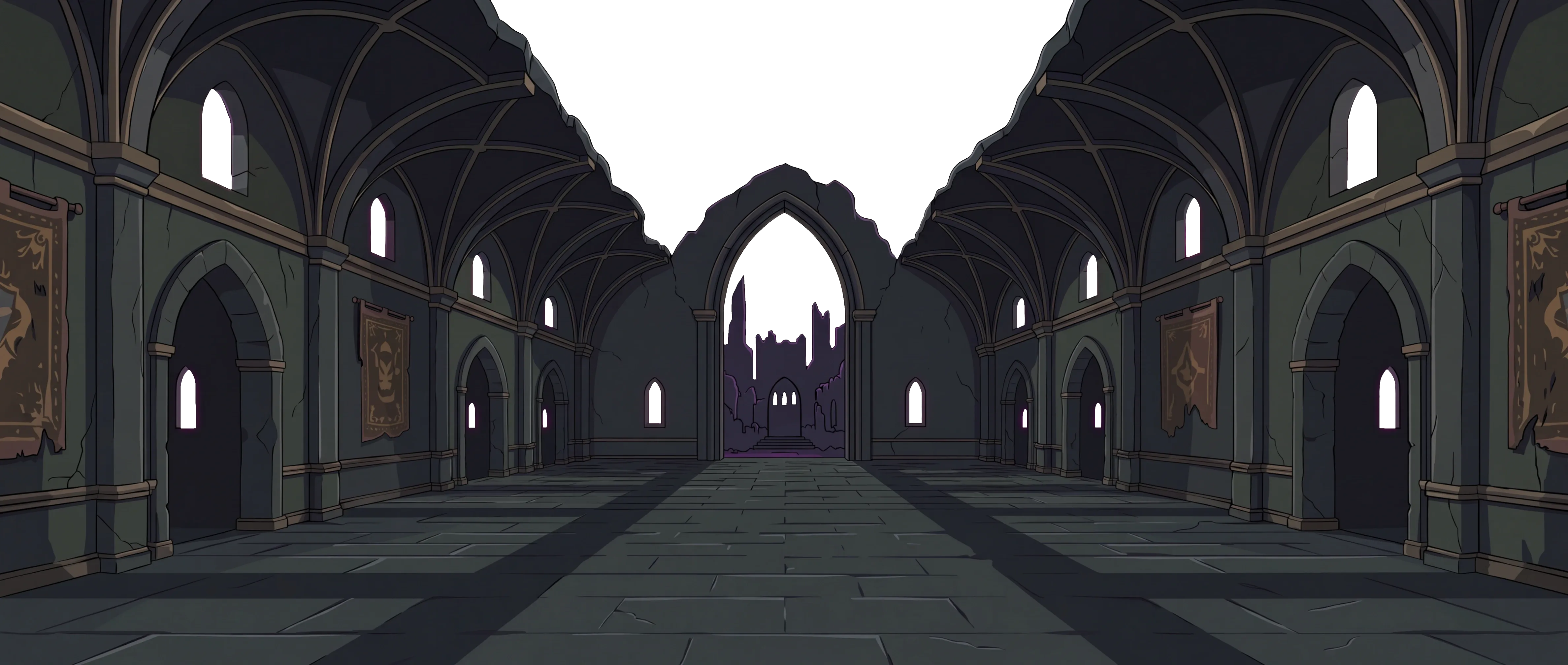 Dark Halls, a landscape in the Deeps