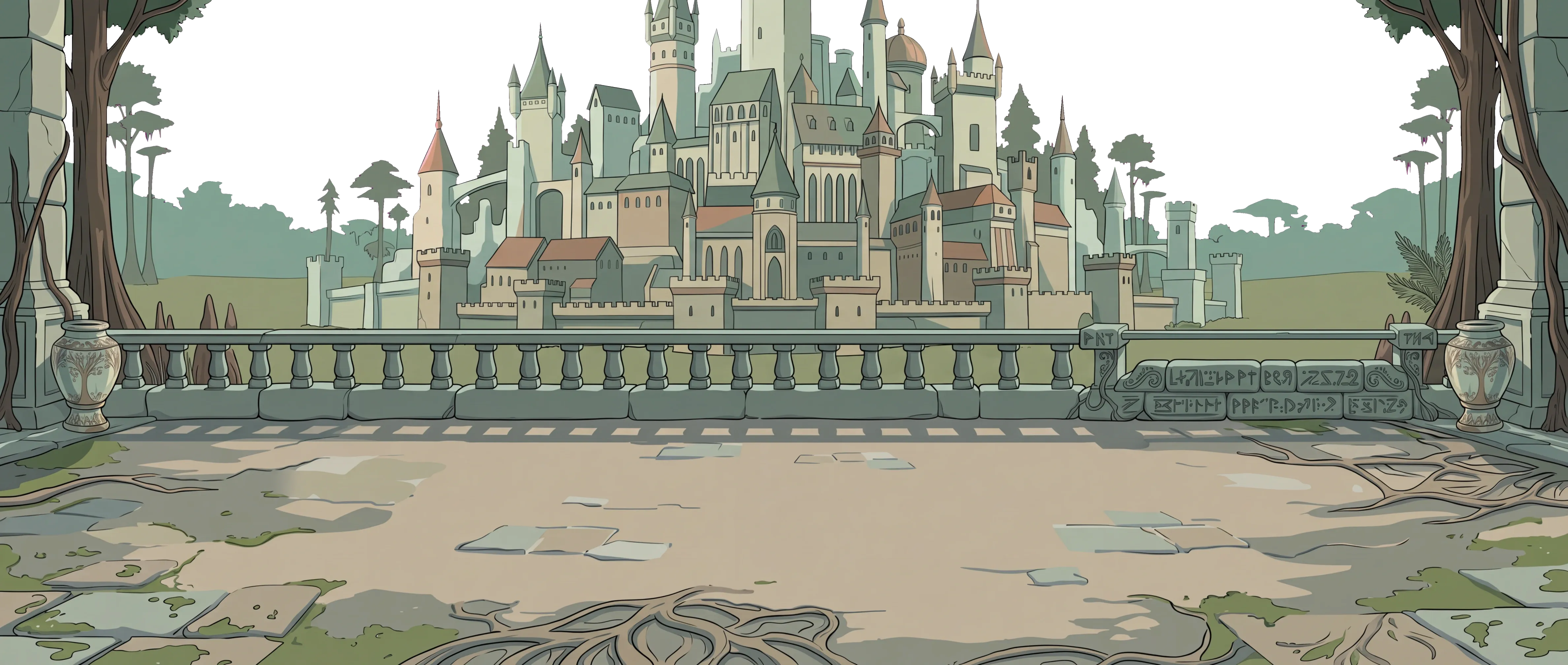 Forest Castle, a landscape in the Wilds