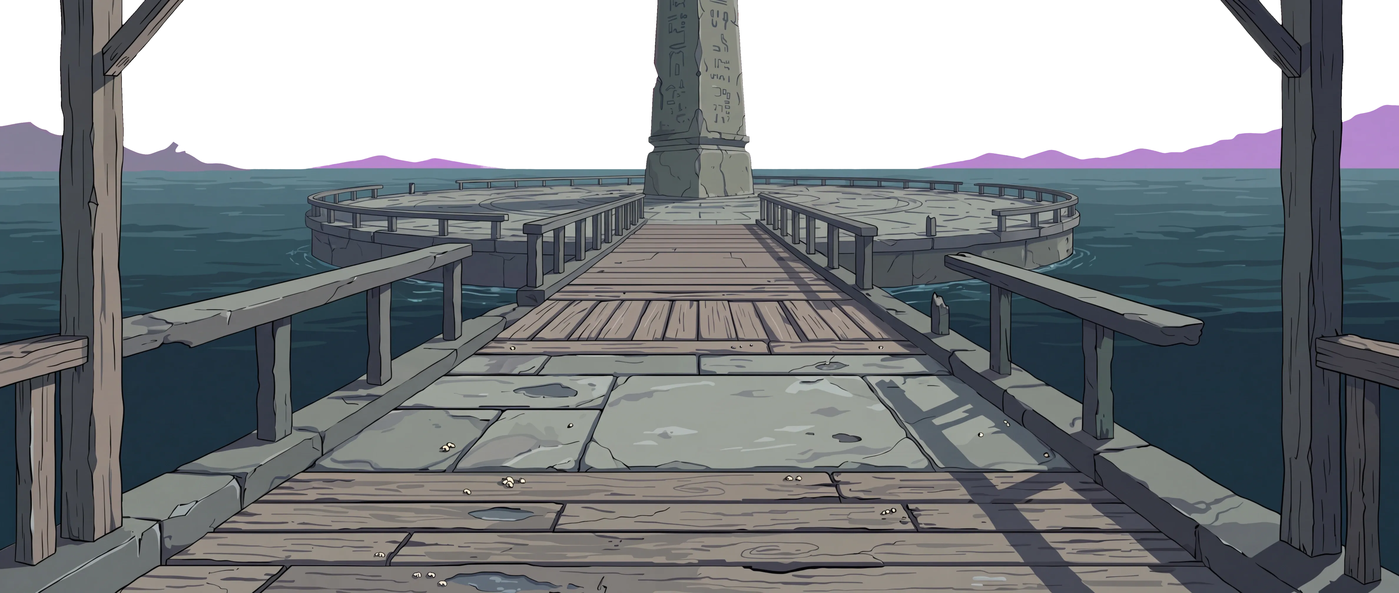 Shrine Docks, a landscape in the Reach