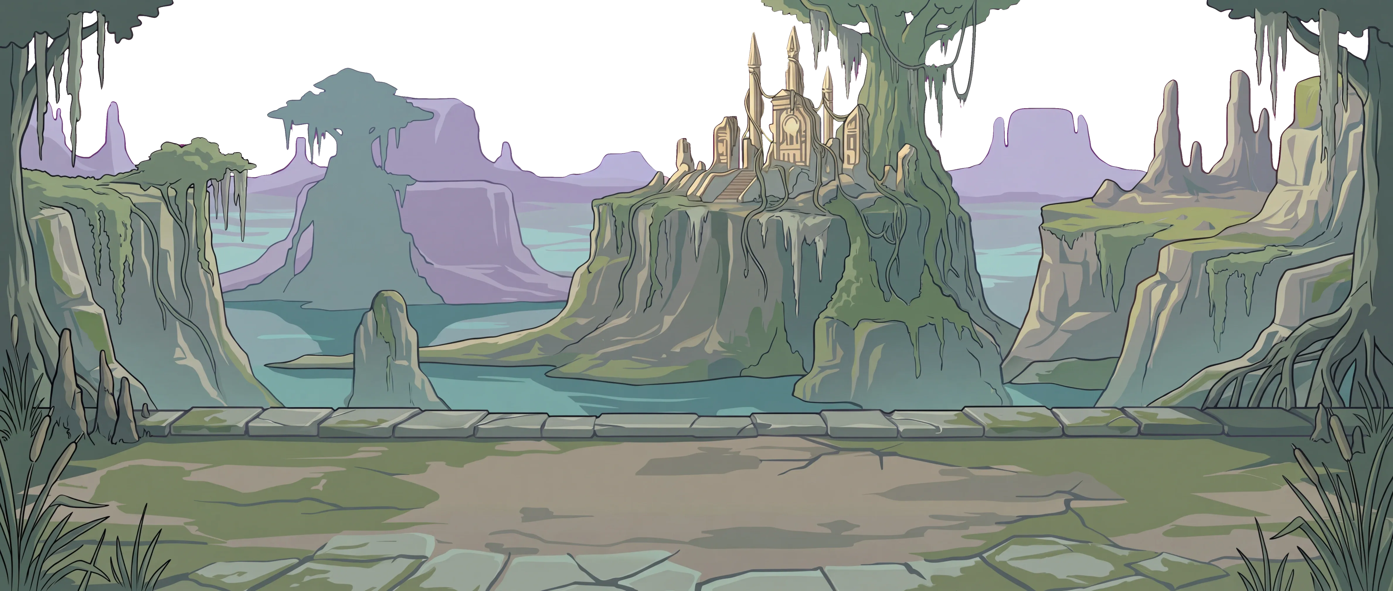 Sylvan Everglades, a landscape in the Mire