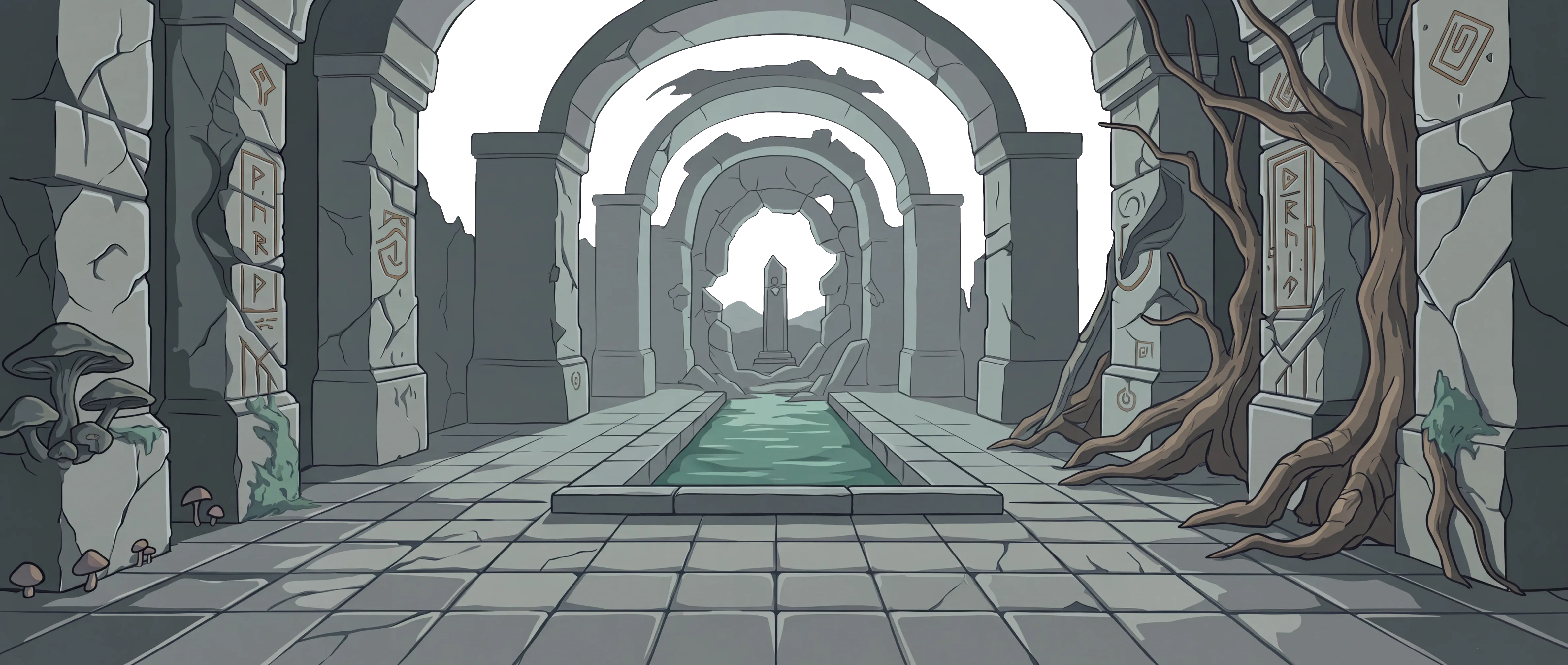 Water Rift, a landscape in the Rift
